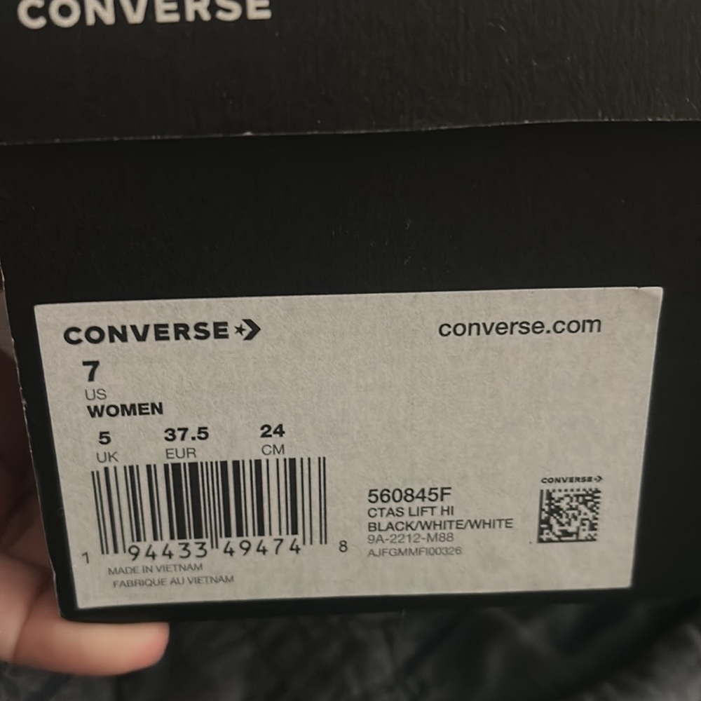 Cute Platform Black Converse - image 4